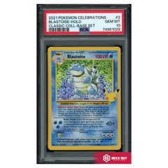 Blastoise - Celebrations Classic Collection - 2 - PSA 10 - 74961029 - Deck Out Gaming