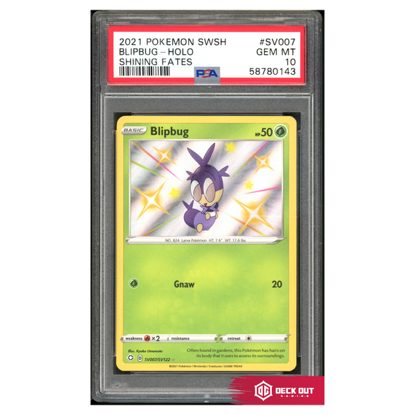 Blipbug - Shining Fates - SV007 - PSA 10 - 58780143 - Deck Out Gaming