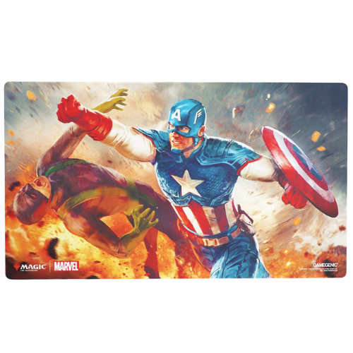 Gamegenic: Prime Playmat - MTG Marvel Super Heroes - Captain A-Super-Soldier - Deck Out Gaming
