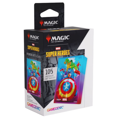 Gamegenic: Art Sleeves - MTG Marvel Super Heroes - Captain America - Deck Out Gaming