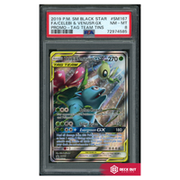 Celebi & Venusaur GX - SM Promos - SM167 - PSA 8 - 72974585 - Deck Out Gaming