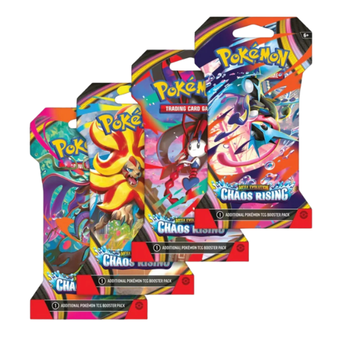 Pokemon ME4 - Chaos Rising Sleeved Booster Pack (Random Art) (Limit 10 Per Person) - Deck Out Gaming
