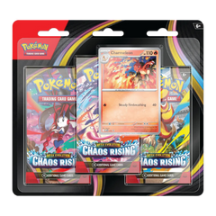 Pokemon ME4 - Chaos Rising - 3 Pack Blister - Charmeleon (Limit 1 Per Person) - Deck Out Gaming