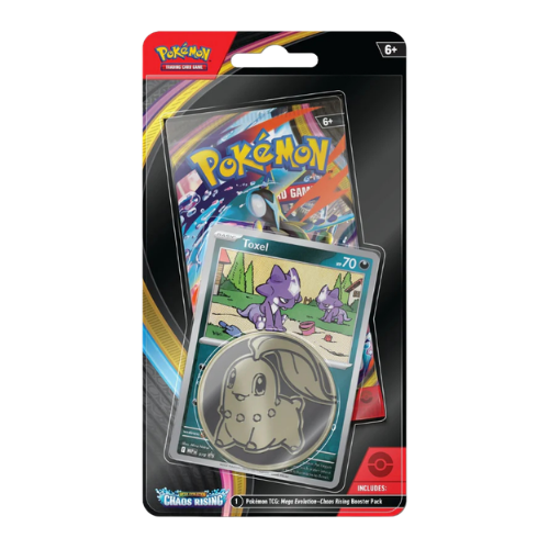 Pokemon ME4 - Chaos Rising - Checklane Blister - Toxel (Limit 1 Per Person) - Deck Out Gaming