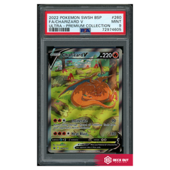 Charizard V - SWSH Promos - SWSH260 - PSA 9 - 72974605 - Deck Out Gaming