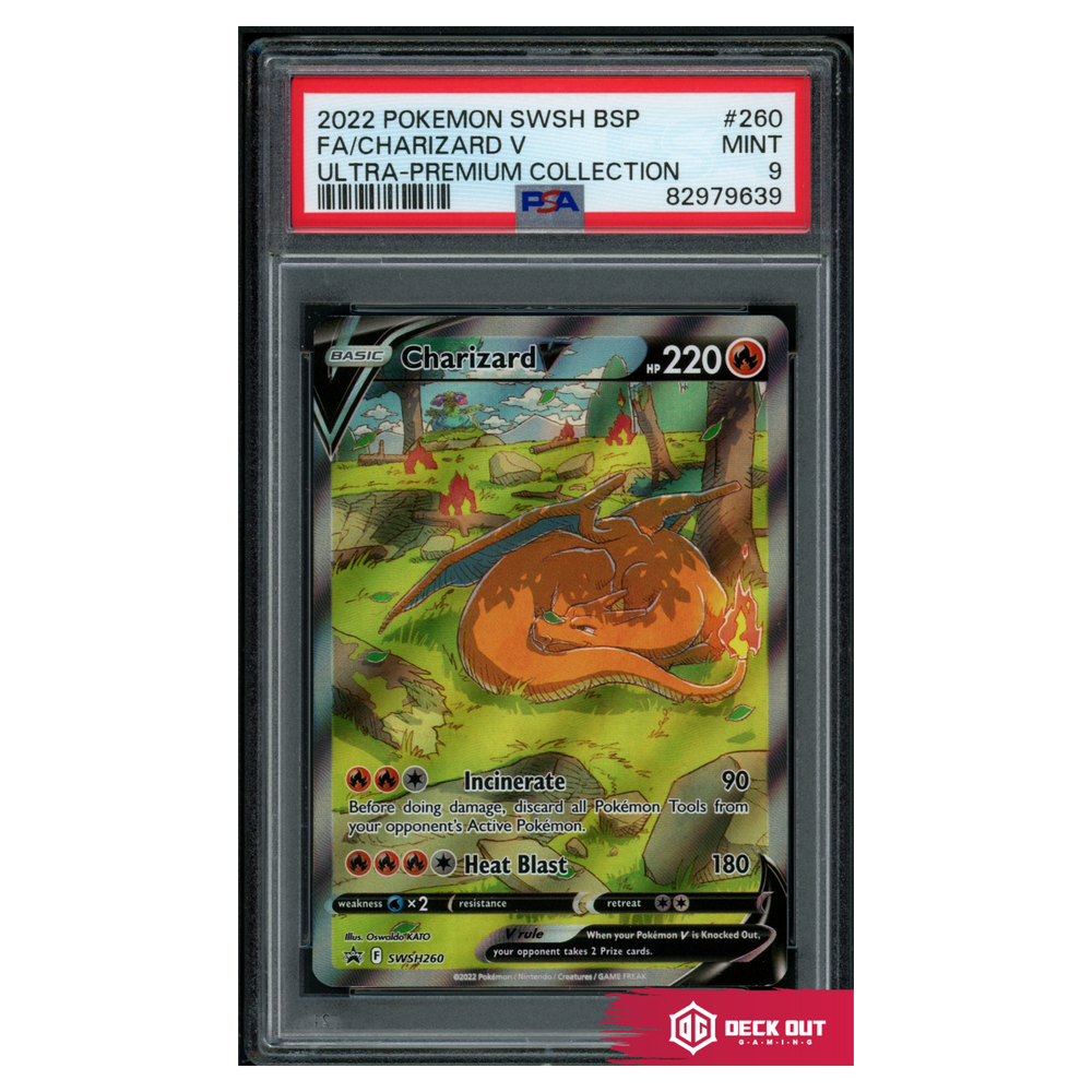 Charizard V - SWSH Promos - SWSH260 - PSA 9 - 82979639 - Deck Out Gaming