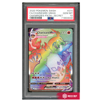 Charizard VMAX - Champion's Path - 074 - PSA 10 - 71864648 - Deck Out Gaming