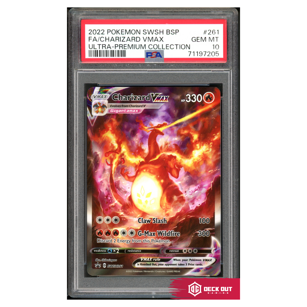 Charizard VMAX - SWSH Promos - SWSH261 - PSA 10 - 71197205 - Deck Out Gaming