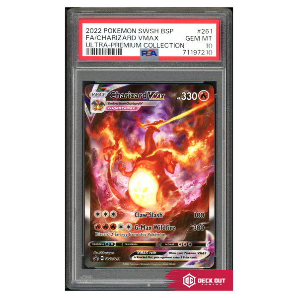 Charizard VMAX - SWSH Promos - SWSH261 - PSA 10 - 71197210 - Deck Out Gaming