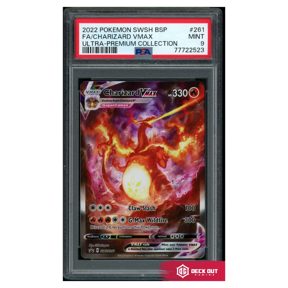 Charizard VMAX - SWSH Promos - SWSH261 - PSA 9 - 77722523 - Deck Out Gaming