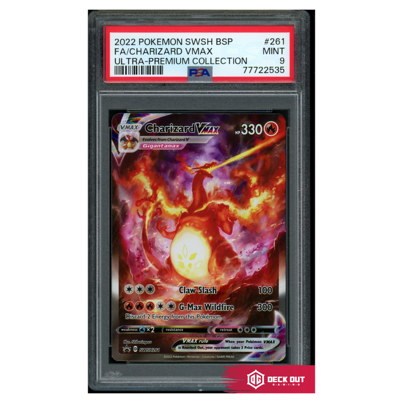Charizard VMAX - SWSH Promos - SWSH261 - PSA 9 - 77722535 - Deck Out Gaming