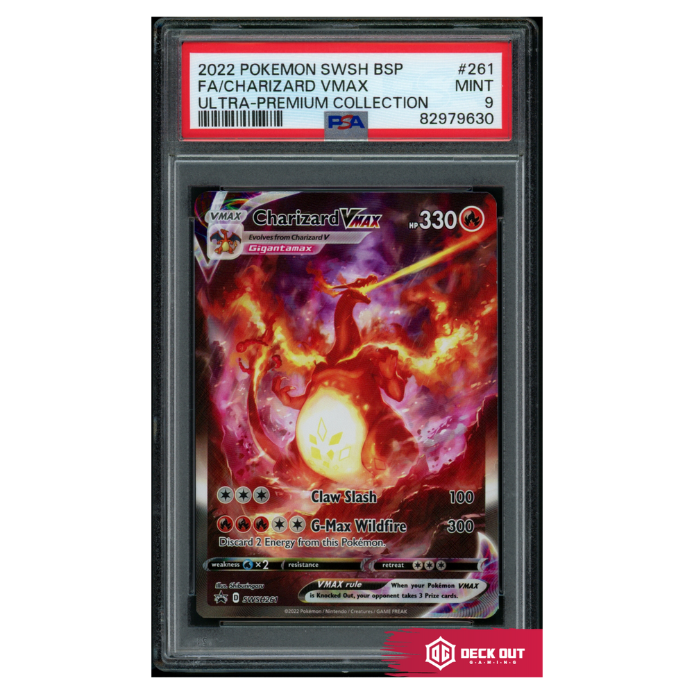 Charizard VMAX - SWSH Promos - SWSH261 - PSA 9 - 82979630 - Deck Out Gaming