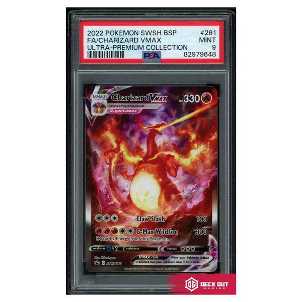 Charizard VMAX - SWSH Promos - SWSH261 - PSA 9 - 82979648 - Deck Out Gaming