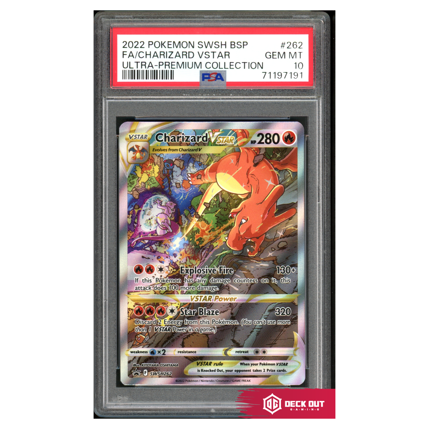 Charizard VSTAR - SWSH Promos - SWSH262 - PSA 10 - 71197191 - Deck Out Gaming