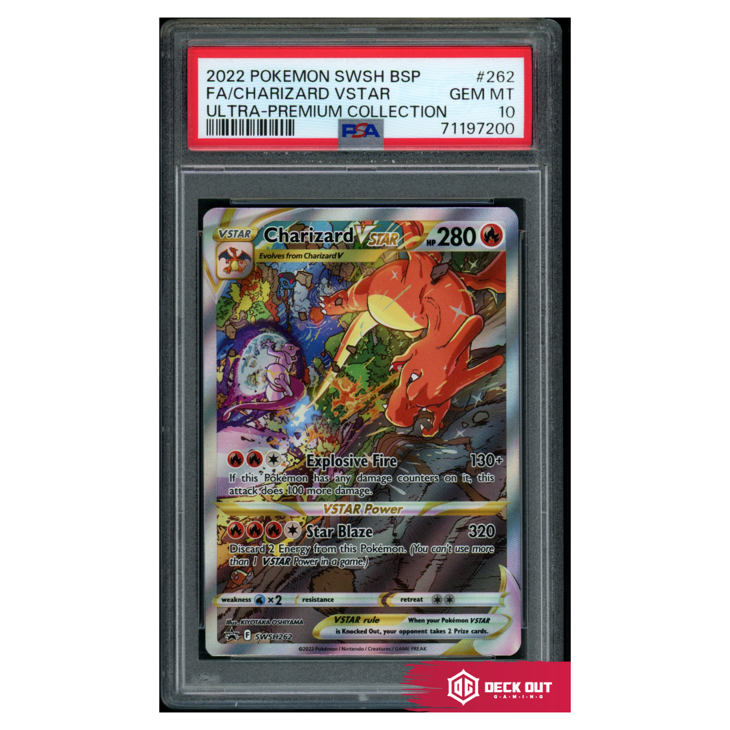 Charizard VSTAR - SWSH Promos - SWSH262 - PSA 10 - 71197200 - Deck Out Gaming