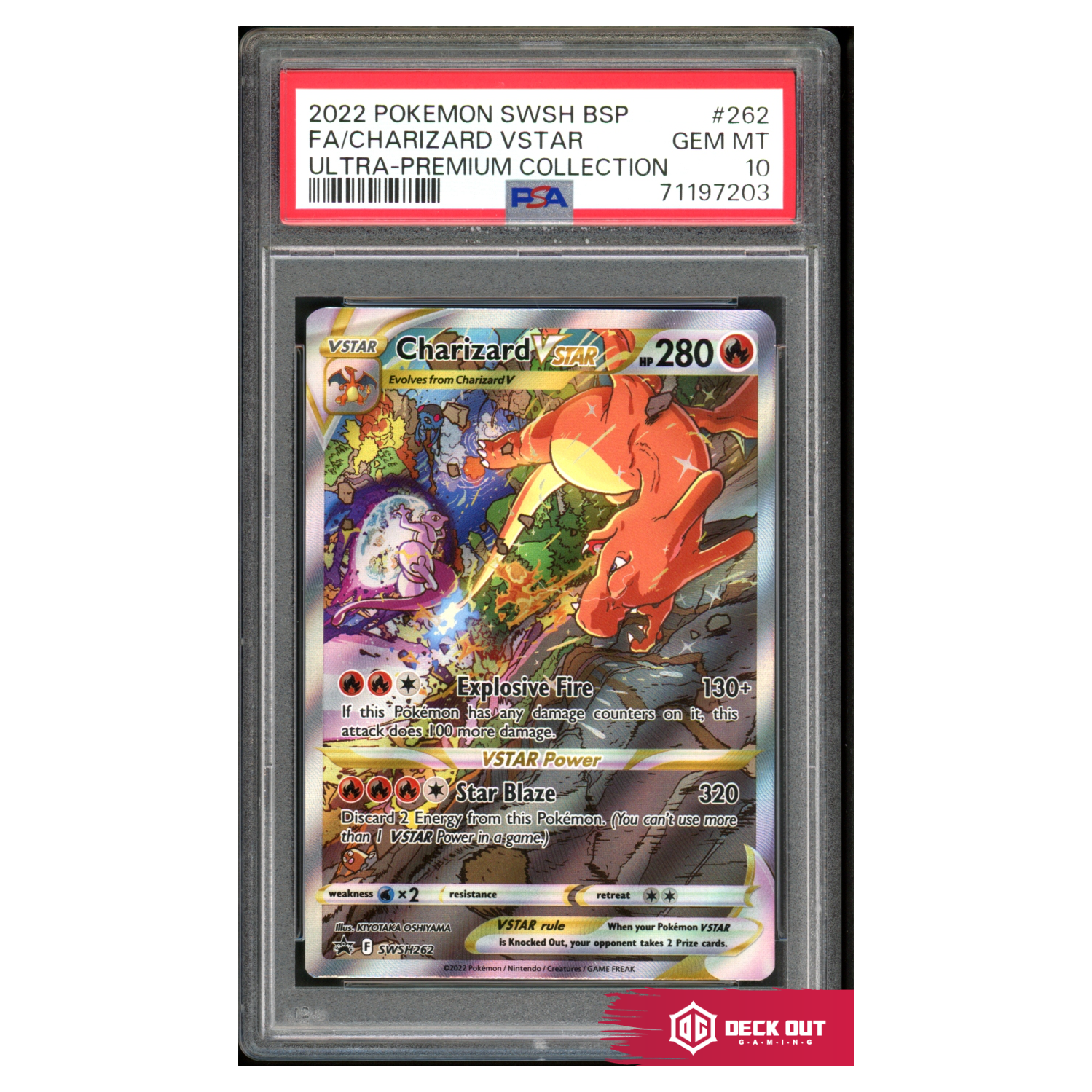 Charizard VSTAR - SWSH Promos - SWSH262 - PSA 10 - 71197203 - Deck Out Gaming