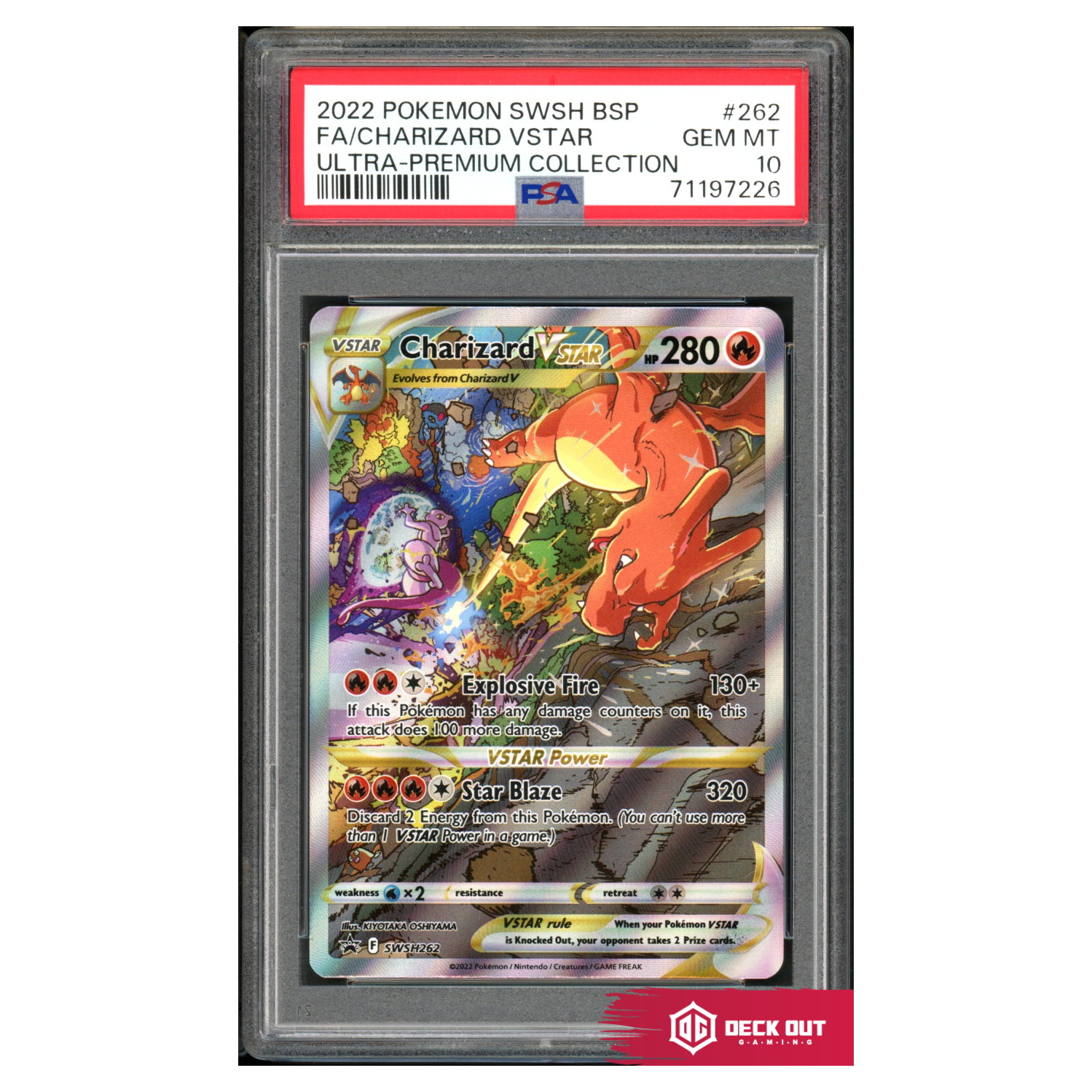 Charizard VSTAR - SWSH Promos - SWSH262 - PSA 10 - 71197226 - Deck Out Gaming