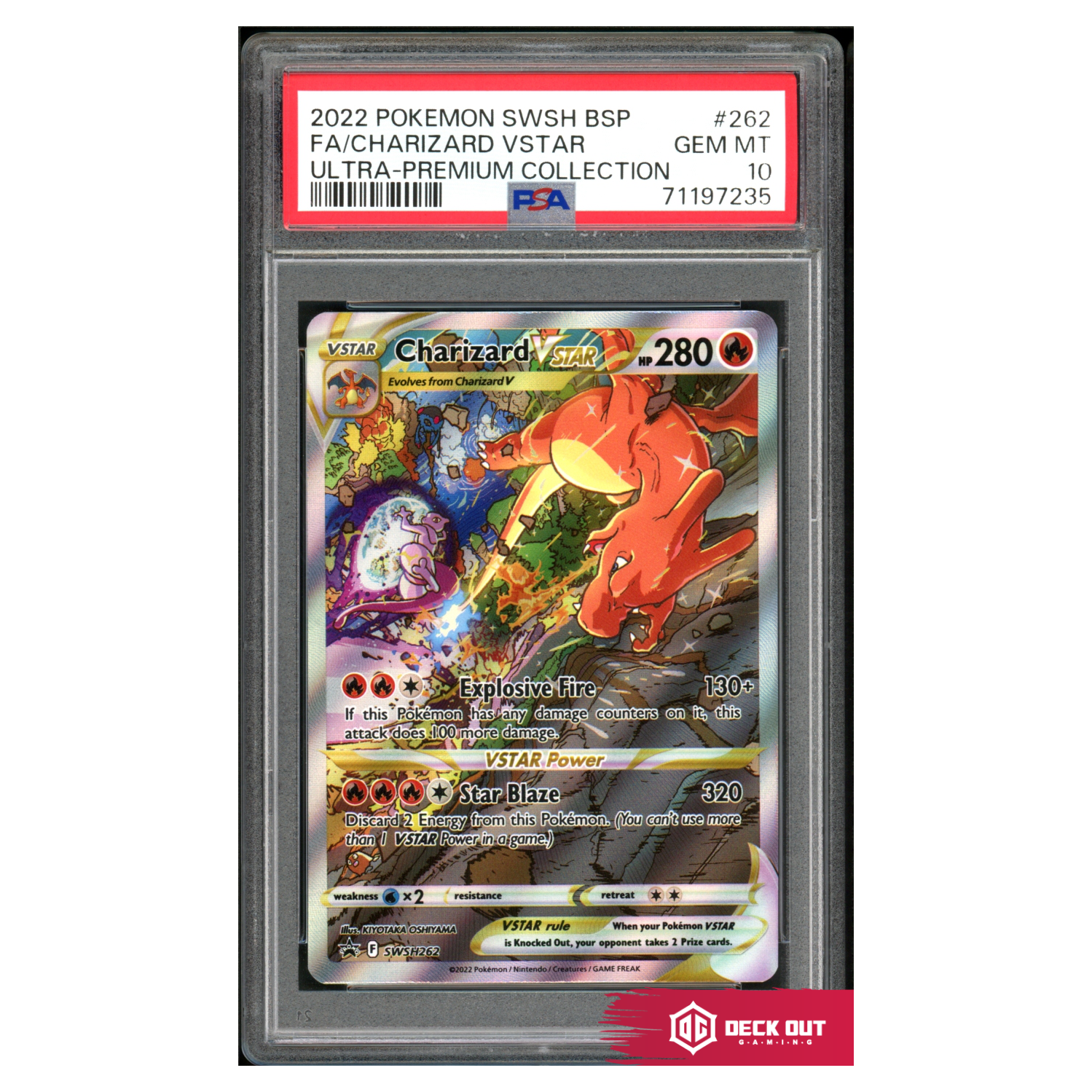 Charizard VSTAR - SWSH Promos - SWSH262 - PSA 10 - 71197235 - Deck Out Gaming