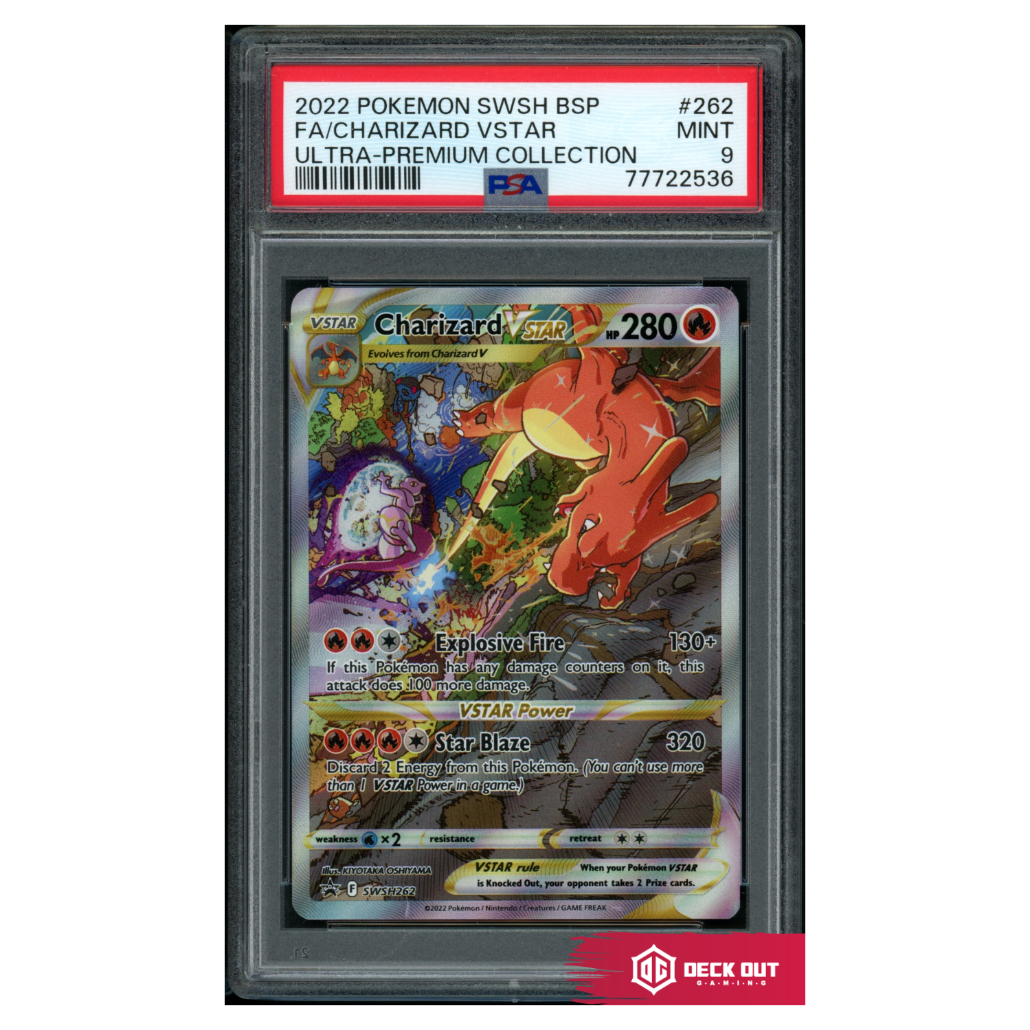 Charizard VStar - SWSH Promos - SWSH262 - PSA 9 - 77722536 - Deck Out Gaming