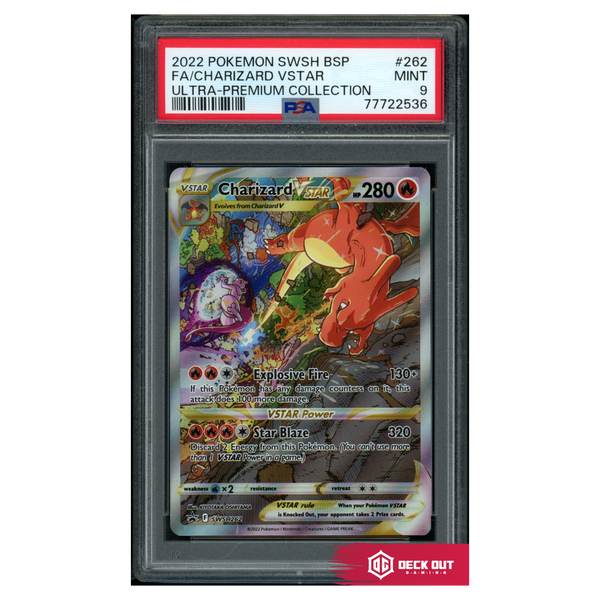 Charizard VStar - SWSH Promos - SWSH262 - PSA 9 - 77722536 - Deck Out Gaming
