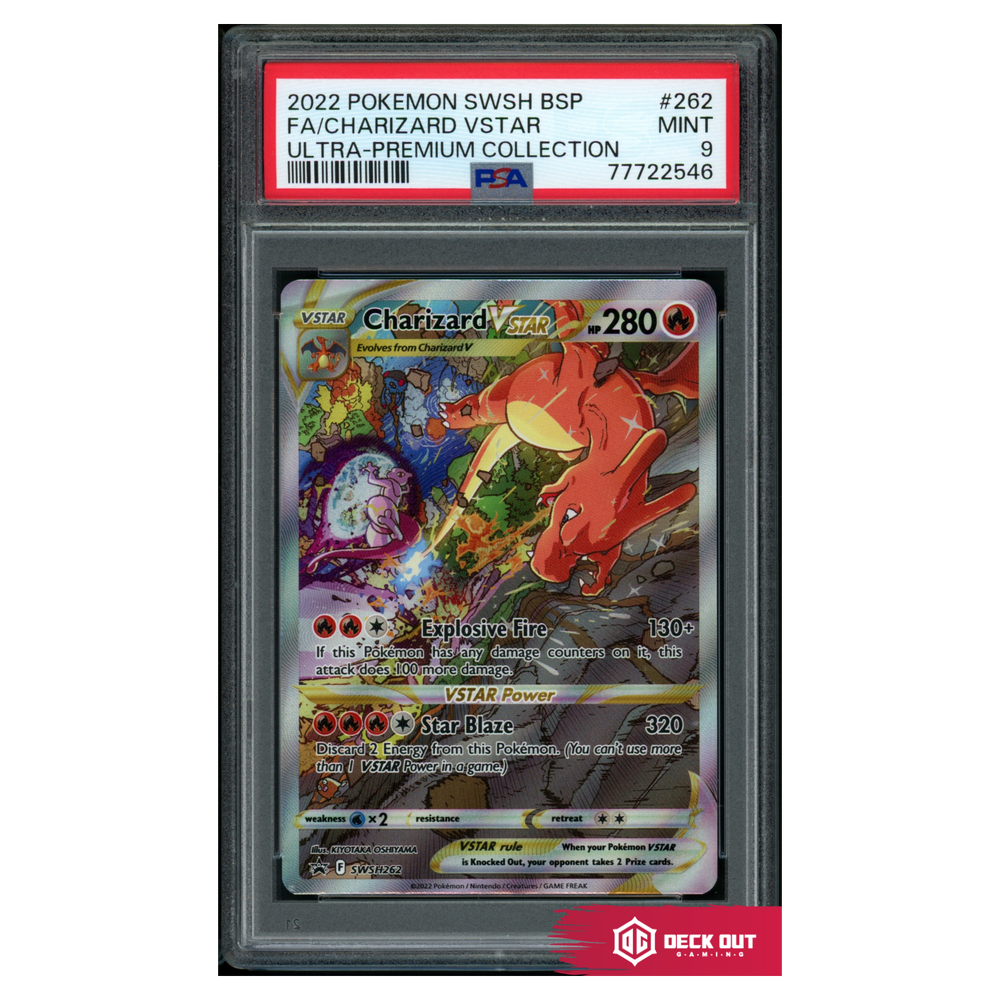 Charizard VStar - SWSH Promos - SWSH262 - PSA 9 - 77722546 - Deck Out Gaming