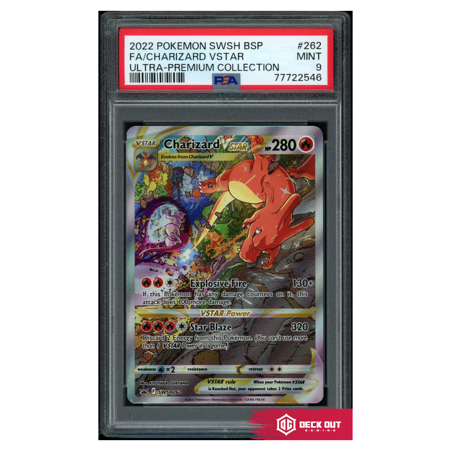 Charizard VStar - SWSH Promos - SWSH262 - PSA 9 - 77722546 - Deck Out Gaming