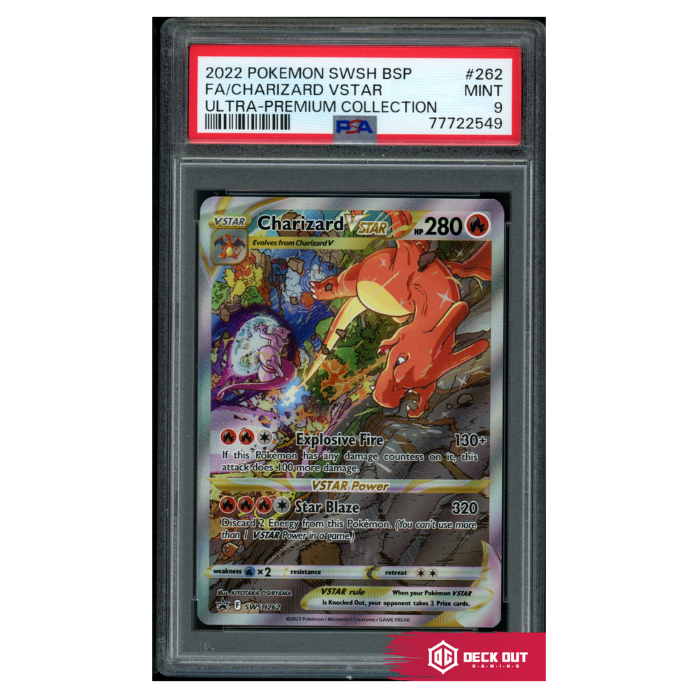 Charizard VStar - SWSH Promos - SWSH262 - PSA 9 - 77722549 - Deck Out Gaming