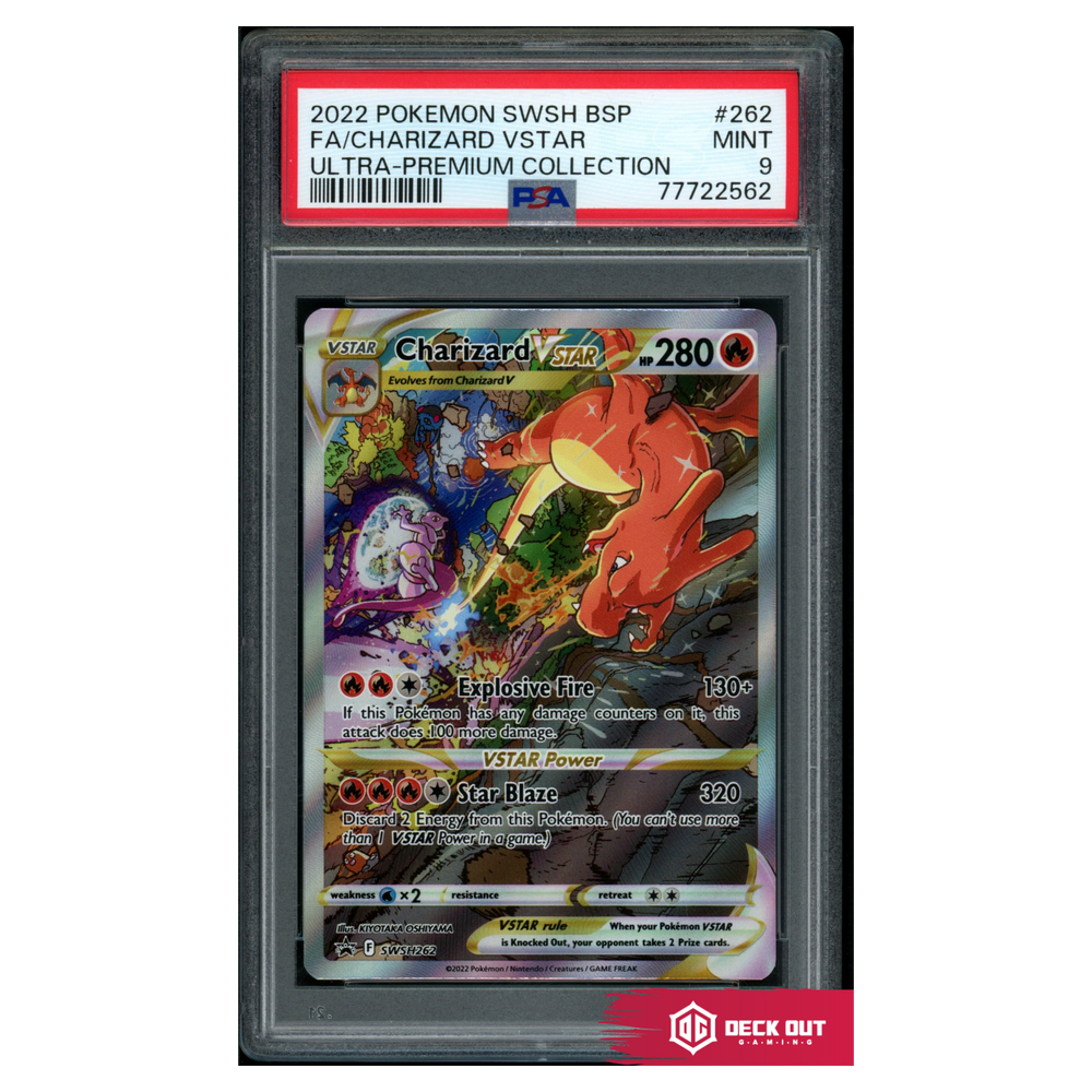 Charizard VStar - SWSH Promos - SWSH262 - PSA 9 - 77722562 - Deck Out Gaming