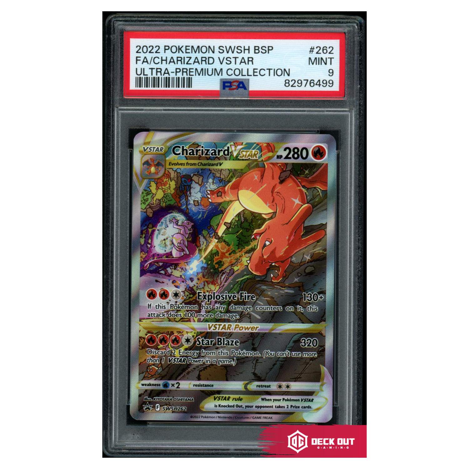 Charizard VStar - SWSH Promos - SWSH262 - PSA 9 - 82976499 - Deck Out Gaming