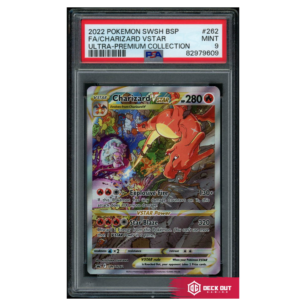 Charizard VStar - SWSH Promos - SWSH262 - PSA 9 - 82979609 - Deck Out Gaming