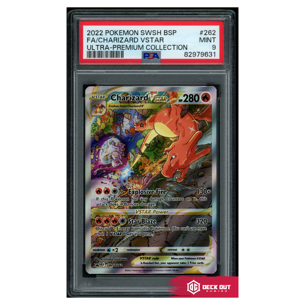 Charizard VStar - SWSH Promos - SWSH262 - PSA 9 - 82979631 - Deck Out Gaming