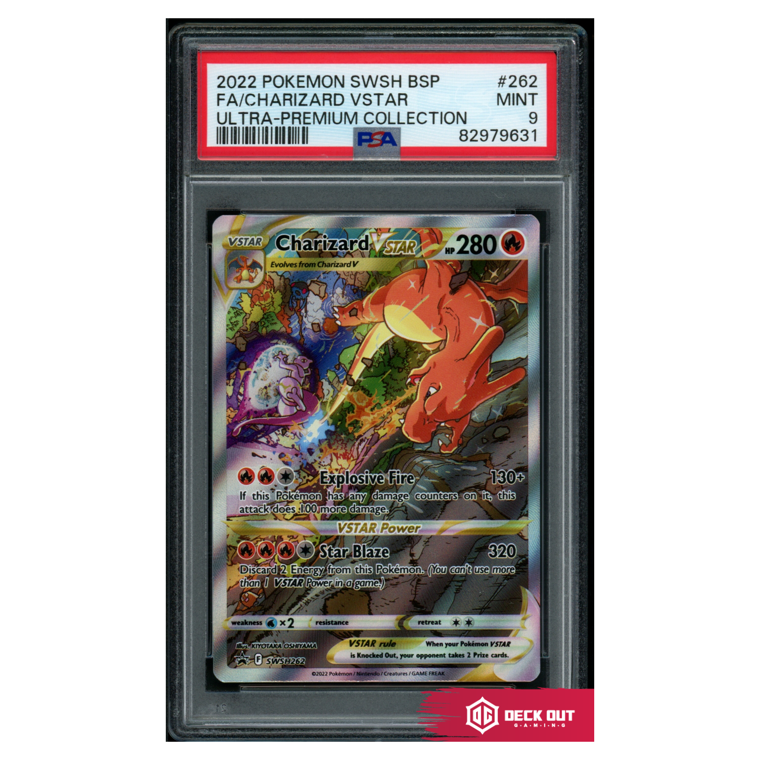 Charizard VStar - SWSH Promos - SWSH262 - PSA 9 - 82979631 - Deck Out Gaming