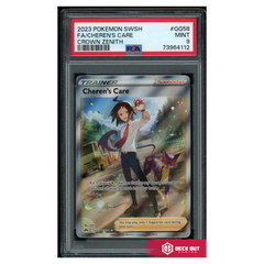 Cheren's Care - Crown Zenith - GG58 - PSA 9 - 73964112 - Deck Out Gaming