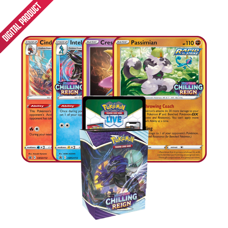 Chilling Reign Build & Battle Kit PTCGL Code Deck Out Gaming