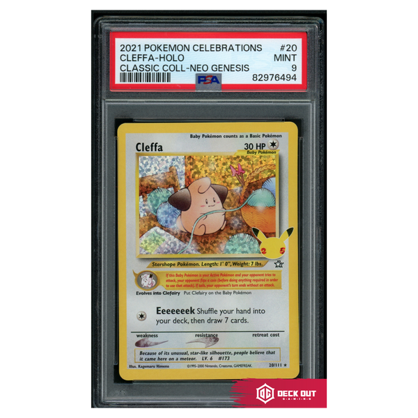 Cleffa - Celebrations Classic Collection - 20 - PSA 9 - 82976494 - Deck Out Gaming