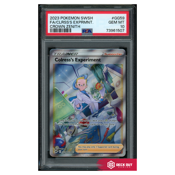 Colress's Experiment - Crown Zenith - GG59 - PSA 10 - 73961507 - Deck Out Gaming