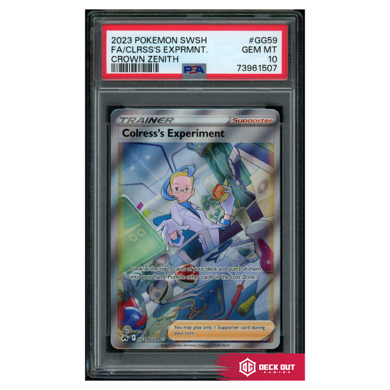 Colress's Experiment - Crown Zenith - GG59 - PSA 10 - 73961507 - Deck Out Gaming
