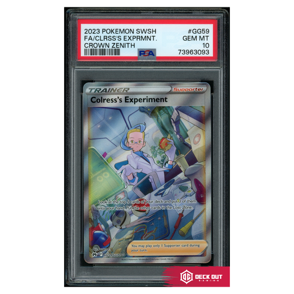 Colress's Experiment - Crown Zenith - GG59 - PSA 10 - 73963093 - Deck Out Gaming