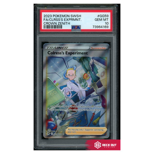 Colress's Experiment - Crown Zenith - GG59 - PSA 10 - 73964169 - Deck Out Gaming