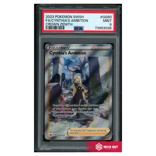 Cynthia's Ambition - Crown Zenith - GG60 - PSA 9 - 73963038 - Deck Out Gaming