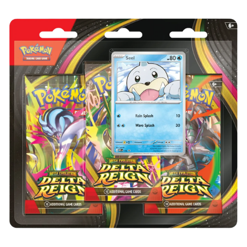 Pokemon - ME6 - Delta Reign - 3-Pack Blister - Seel - Deck Out Gaming