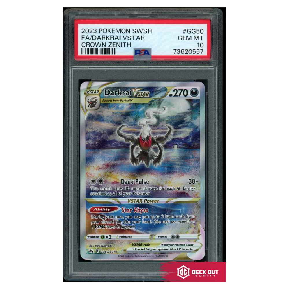 Darkrai VSTAR - Crown Zenith - GG50 - PSA 10 - 739620557 - Deck Out Gaming