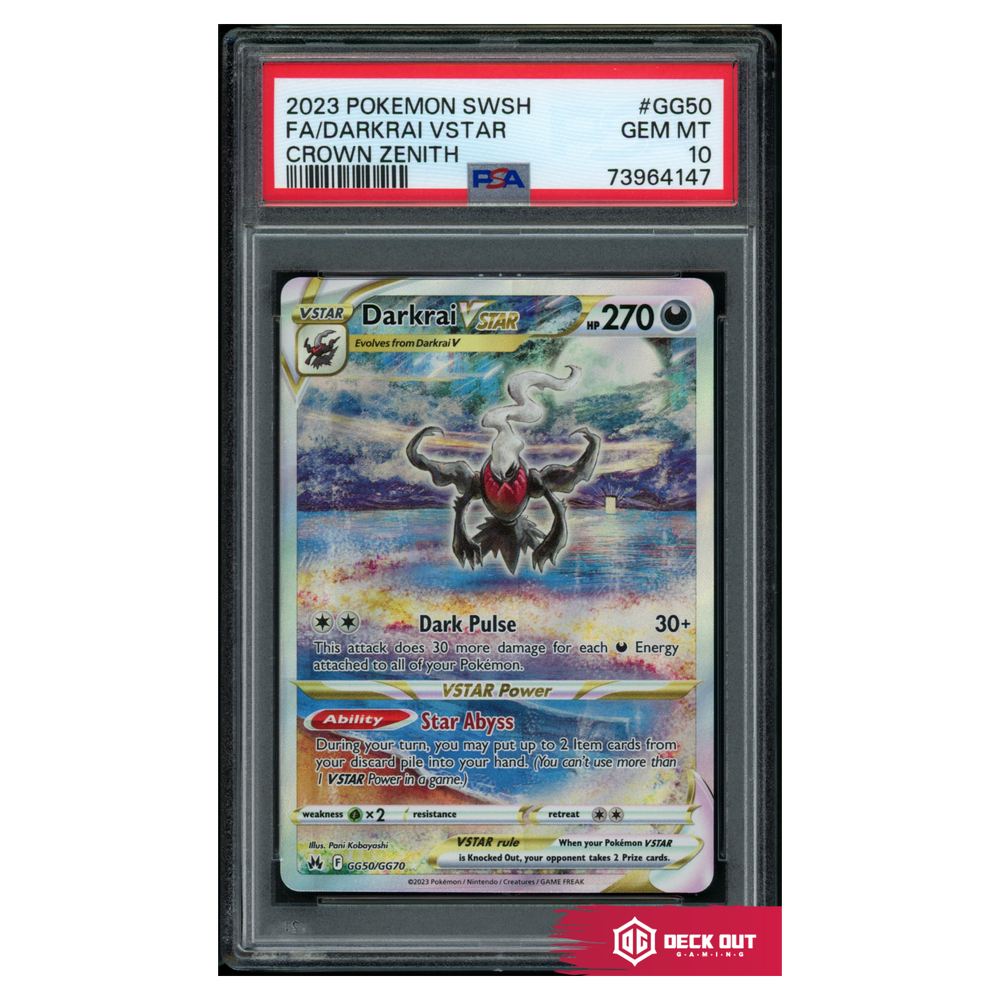 Darkrai VSTAR - Crown Zenith - GG50 - PSA 10 - 73964147 - Deck Out Gaming