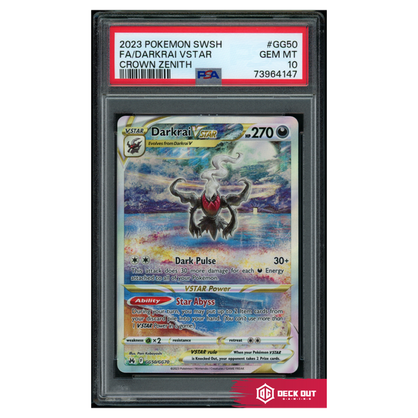 Darkrai VSTAR - Crown Zenith - GG50 - PSA 10 - 73964147 - Deck Out Gaming