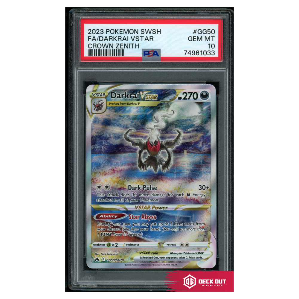 Darkrai VSTAR - Crown Zenith - GG50 - PSA 10 - 74961033 - Deck Out Gaming