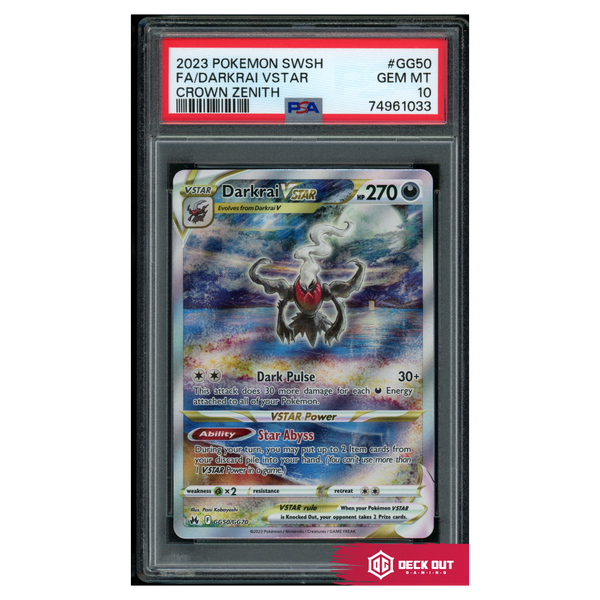 Darkrai VSTAR - Crown Zenith - GG50 - PSA 10 - 74961033 - Deck Out Gaming
