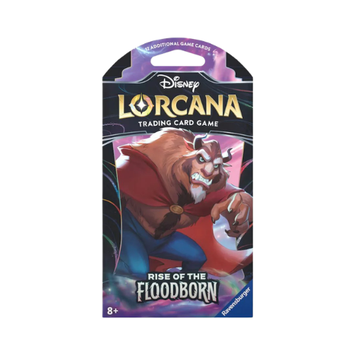 Disney Lorcana: Rise Of The Floodborn - Sleeved Booster Pack (Random Art) - Deck Out Gaming
