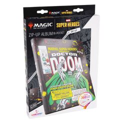 Gamegenic: Zip-Up Album - MTG Marvel Super Heroes - Doc Doom - (18-Pocket Side-Loading) - Deck Out Gaming