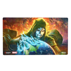 Gamegenic: Shiny Playmat - MTG Marvel Super Heroes - Doom Reigns Supreme - Deck Out Gaming