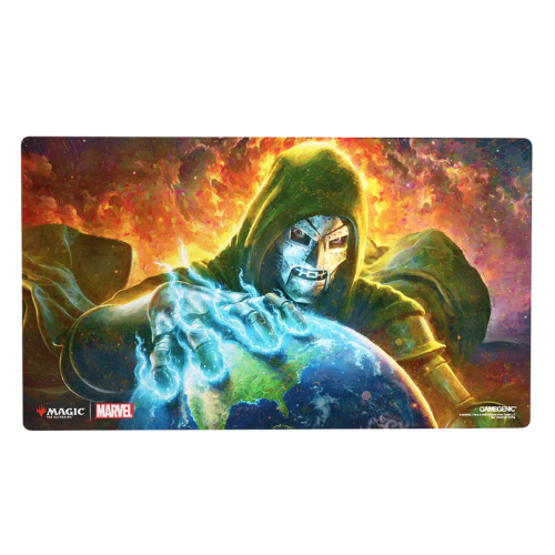 Gamegenic: Shiny Playmat - MTG Marvel Super Heroes - Doom Reigns Supreme - Deck Out Gaming